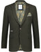 Herringbone Blazer - Dark Green